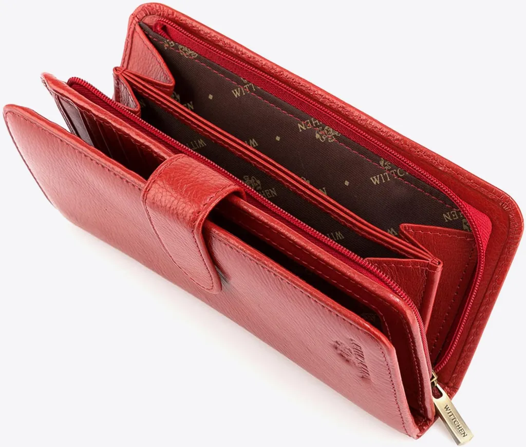 Portafoglio Donna Wittchen Rosso in Vera Pelle Naturale | Qualità Luxury - 2