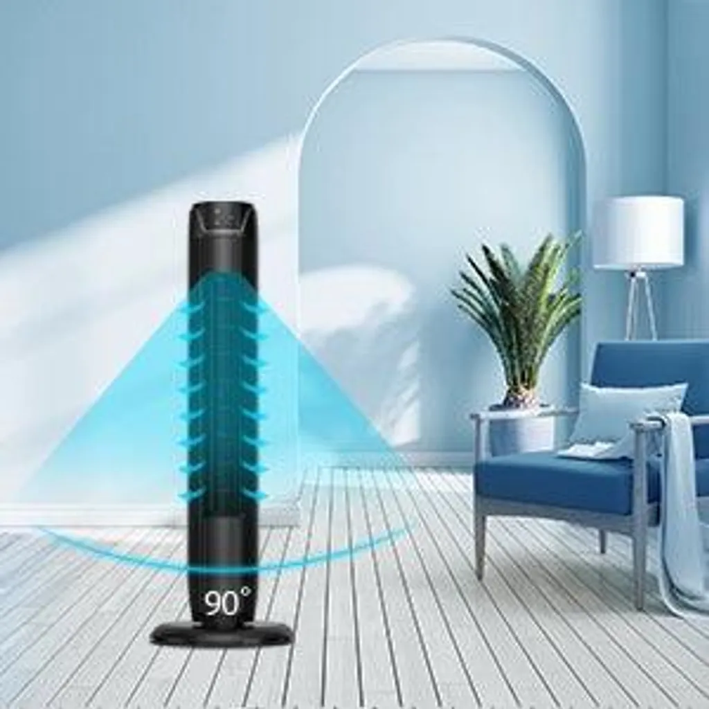 Ventilateur tour silencieux 91 cm avec 3 modes et commande à distance