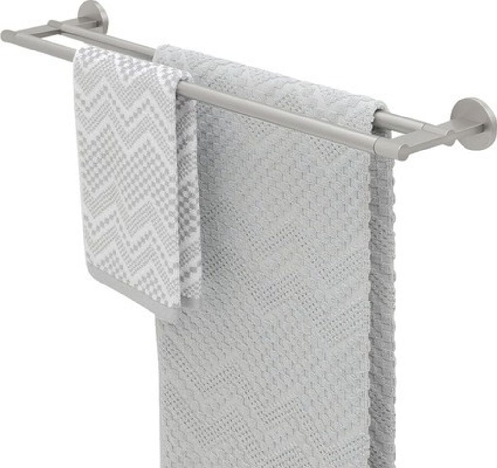 Handtuchreck TIGER Noon doppelt 60 cm Edelstahl gebürstet