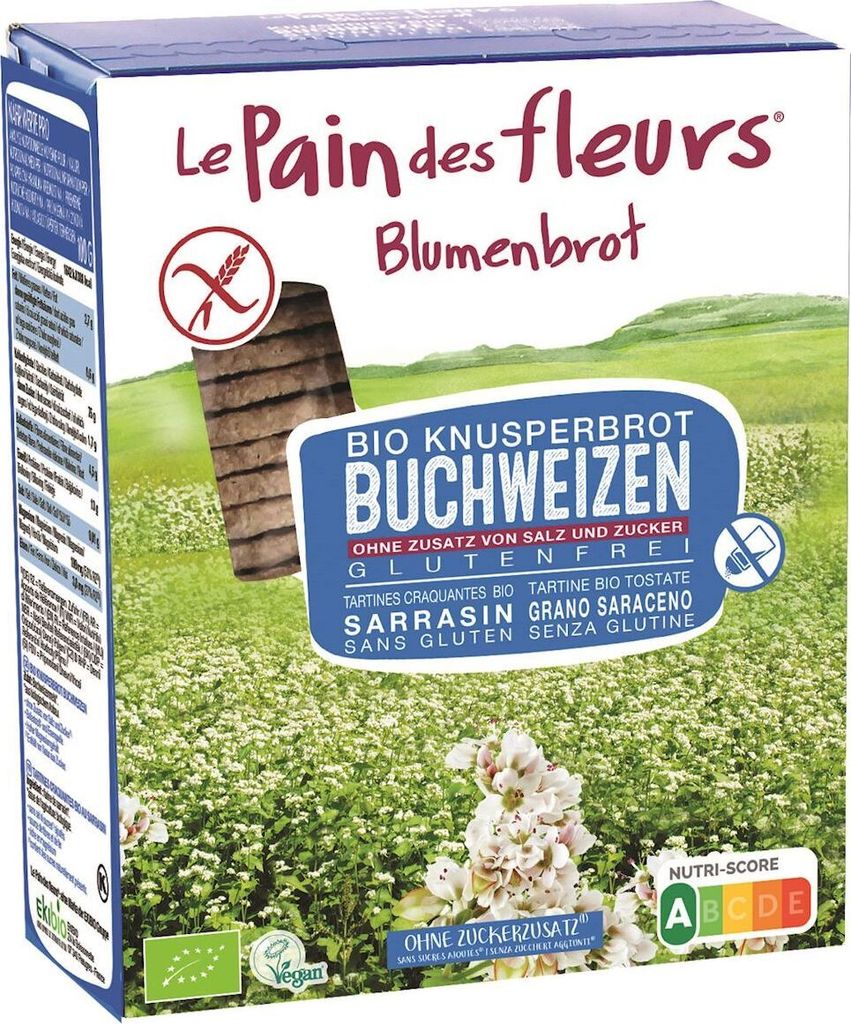 Pain aux fleurs - Sarrasin sans sel 150g Image du produit 