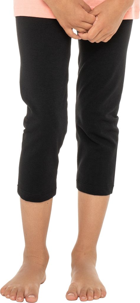 Celodoro Kinder Leggings (3/4 Capri) - Schwarz 134-140