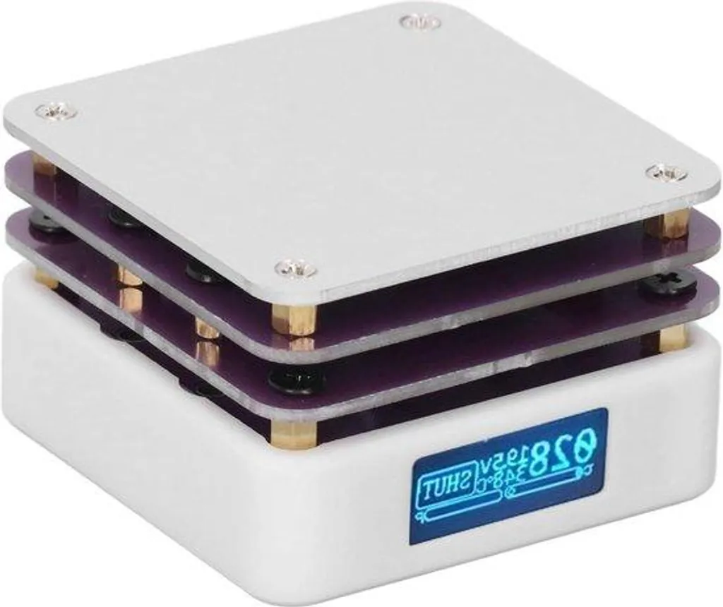 Plaque chauffante 20V grand format avec écran LED pour fer à souder