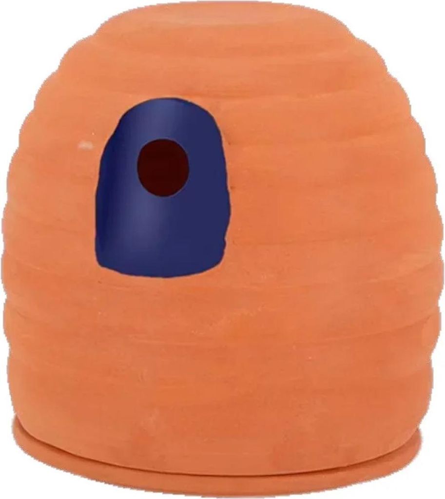 Vaso per bombi in terracotta e bambù. Attira i bombi in Immagine del prodotto 