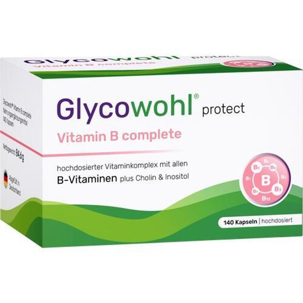 Glycowohl Vitamin B complete+Inositol+Cholin Kaps. 140 St Produktbild 