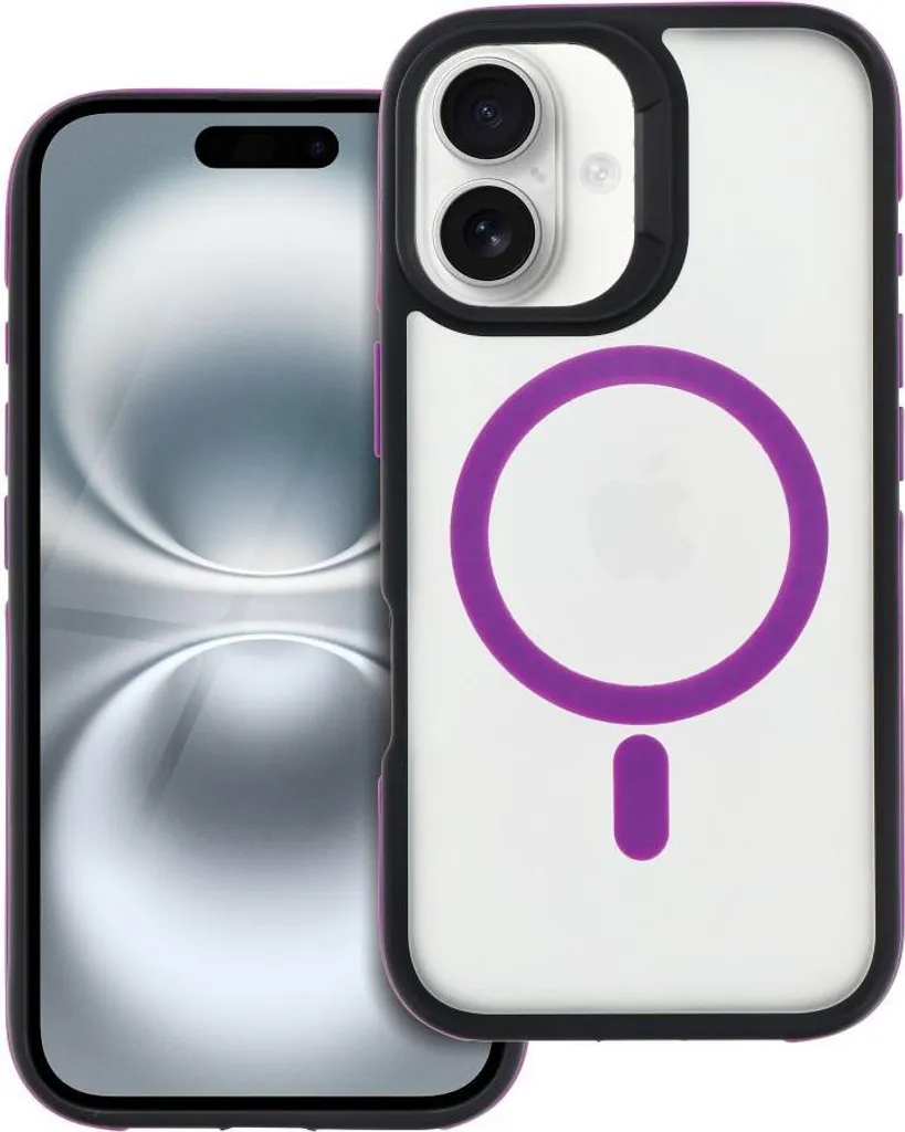 Custodia MagSafe NEO iPhone 16 Viola | Cover Anti-Urto per Famiglie
