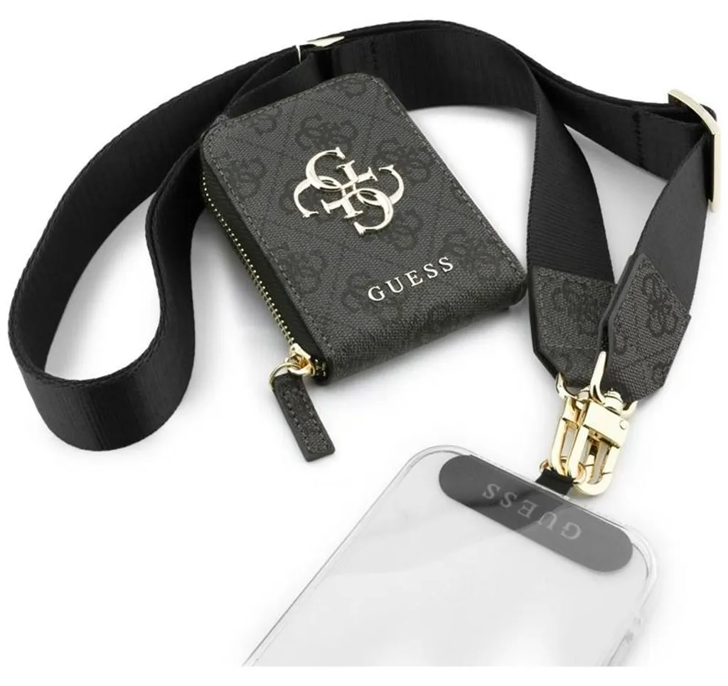 Ensemble Guess contre la perte du téléphone : bandoulière et portefeuille