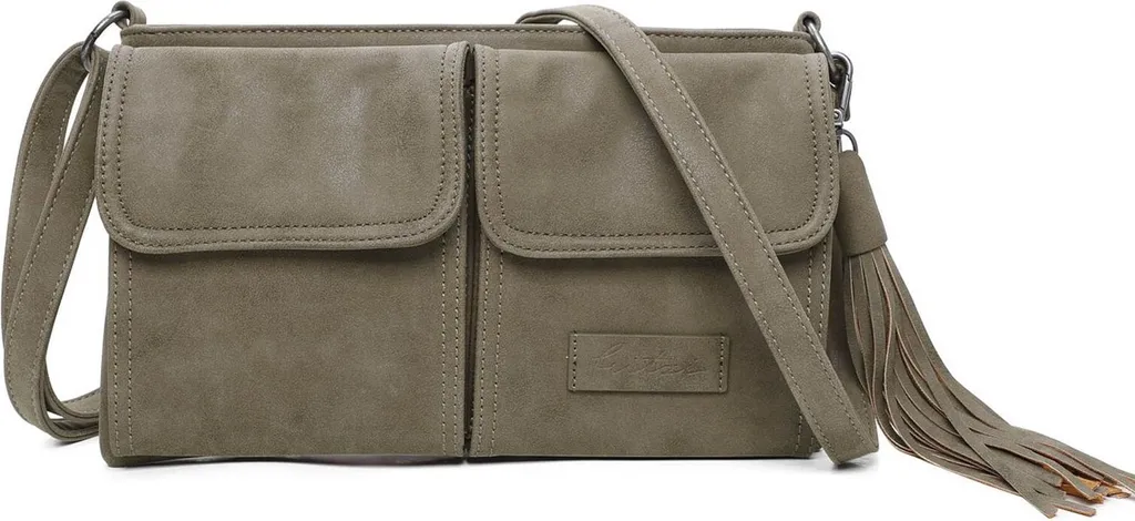 Borsa Tracolla Fritzi24 Vintage Verde Jungle Fritzi aus Preußen