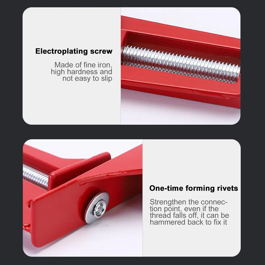 Serre-joint à angle droit renforcé en aluminium - Fixation rapide 90° - 12