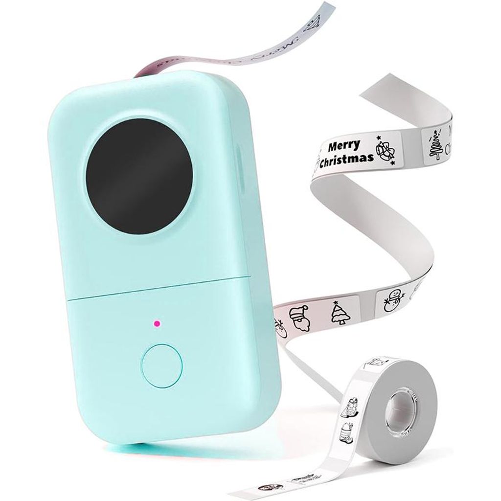 Phomemo D30 Etikettendrucker, Mini Bluetooth Beschriftungsgerät Tragbar Selbstklebend für Schule, Familie, Büro, Küche