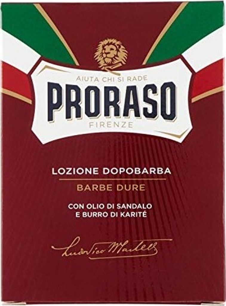 PRORASO Aftershave Lotion Red 100ml Produktbild 