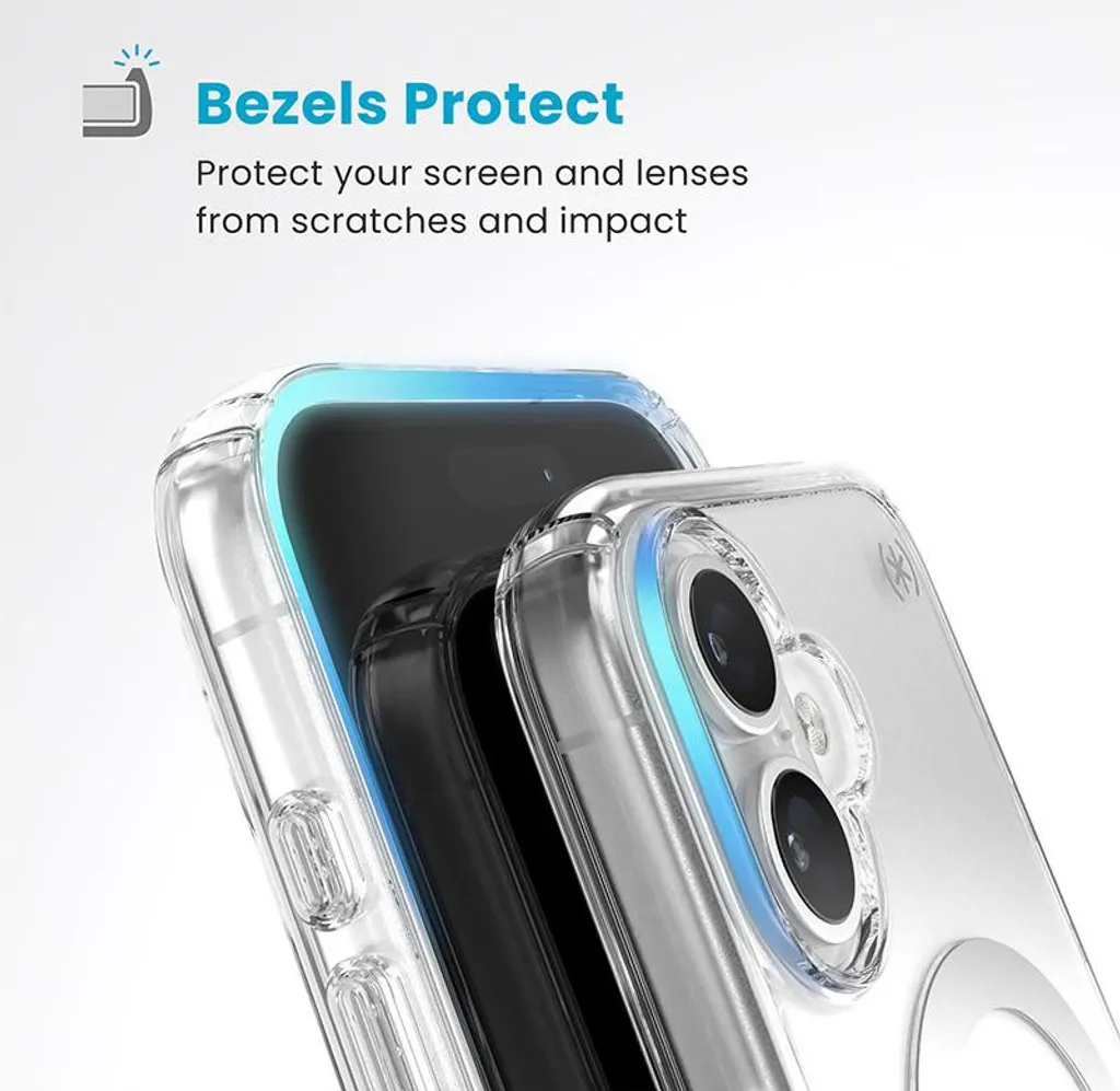 Speck Sentinelle Coque iPhone 16 MagSafe Transparente avec ClickLock - 11
