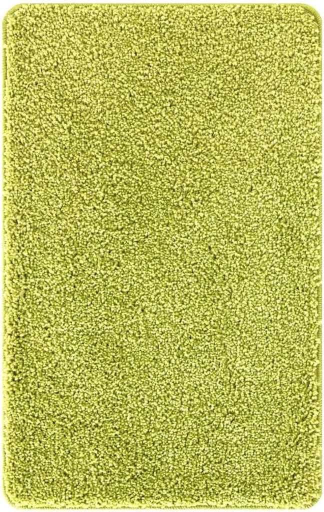 vidaXL Tapis de bain antidérapant vert 60x90 cm en polypropylène robuste