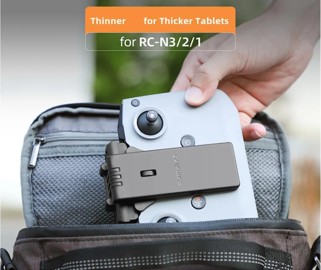 Support Tablette DJI RC-N1 N2 N3 Gris V3 avec Fixation Pliable Robuste