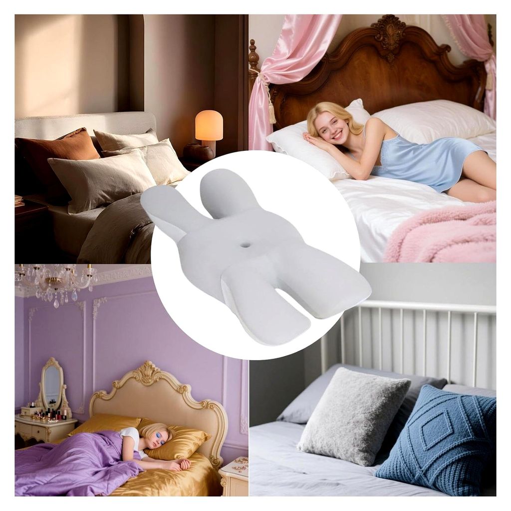Nackenstützkissen - Ergonomisches Kissen für Seitenschläfer - Entspannungskissen für alle Schlafpositionen