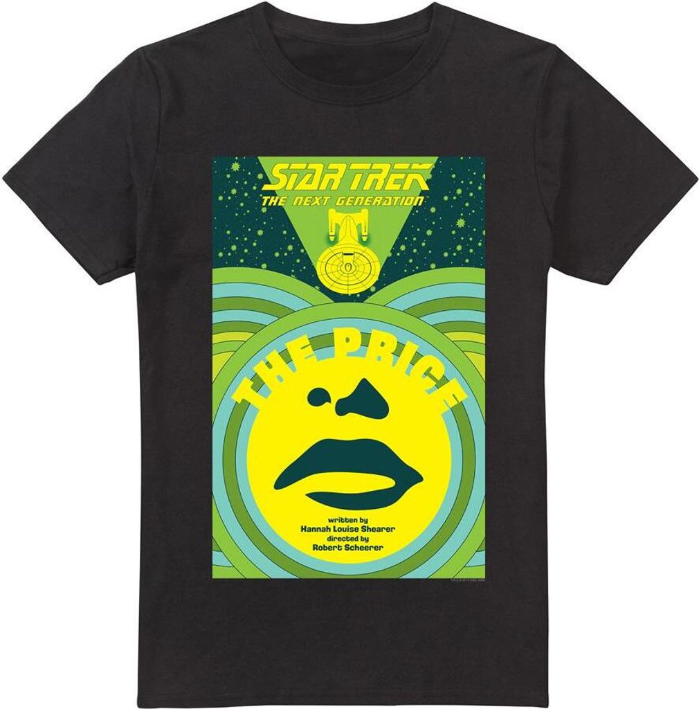 Star Trek - "The Next Generation Season 3 Episode 8" T-Shirt für Herren TV14063 (M) (Schwarz)