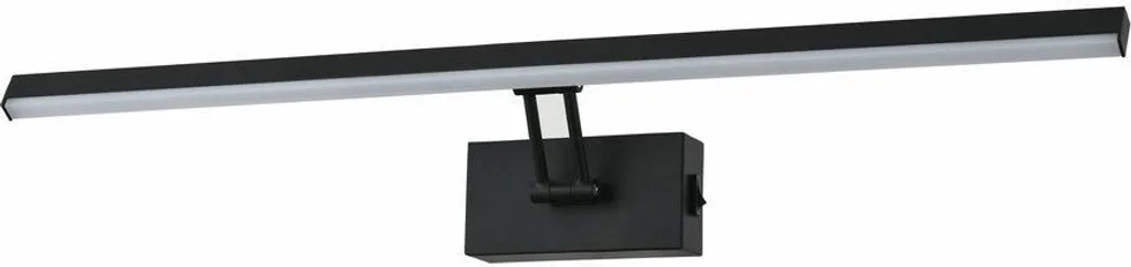 Applique LED pour couloir et bureau Lester noire 60cm blanc neutre