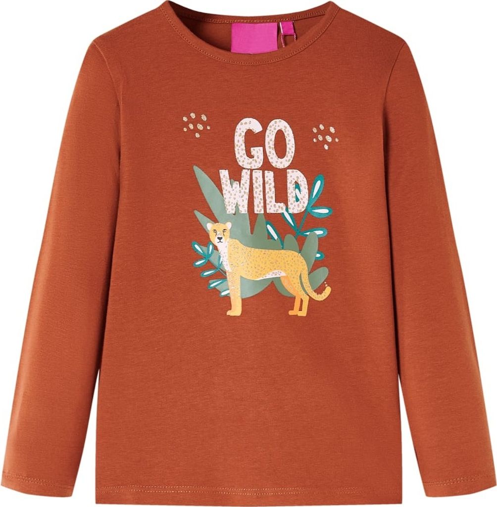 HOMMIE Kinder-Langarmshirt - Modernes und langlebige - Cognac 104 Promotion642972 - Arbeitshosen