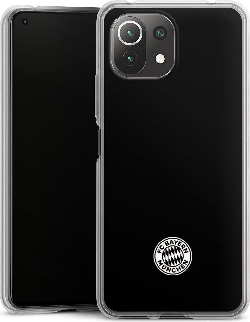 DeinDesign Handyhülle für Xiaomi Mi 11 Lite 5G Silikon Hülle Case Smartphone Schutzhülle FC Bayern München FCB Offizielles Lizenzprodukt