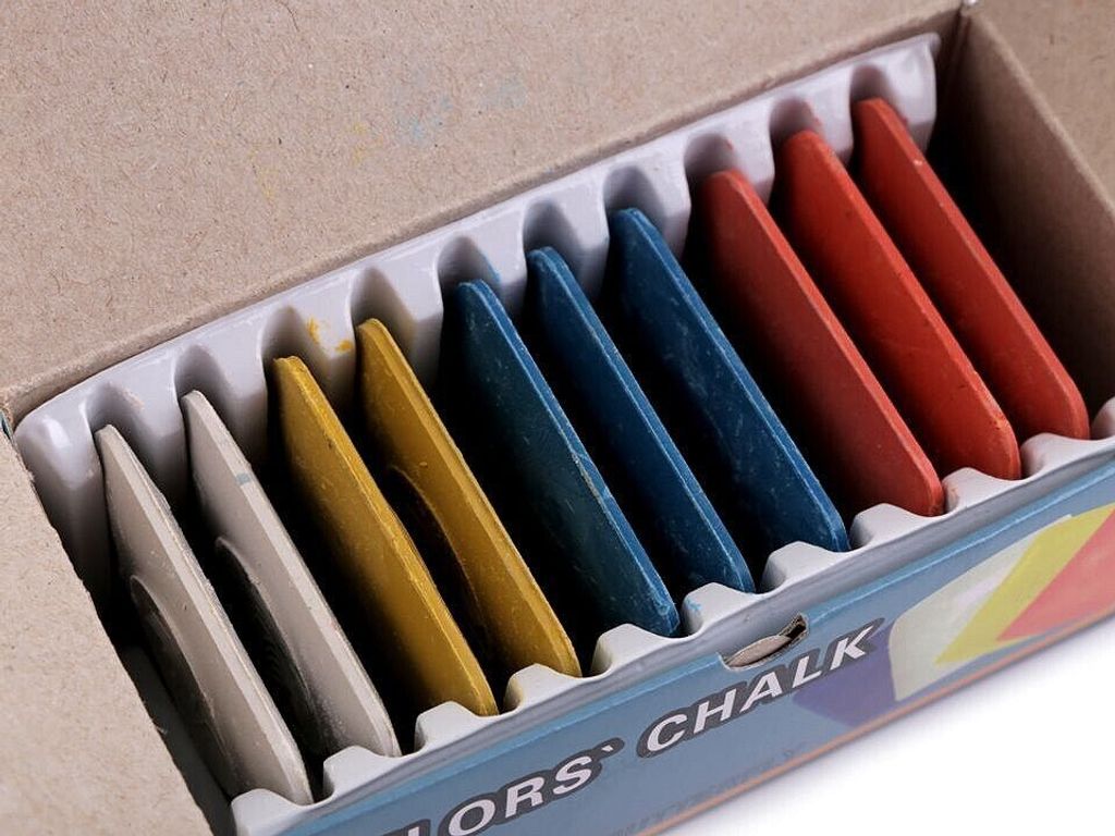10 Stück Schneiderkreide bunte Kreide Markieren 3,2 x 4 cm