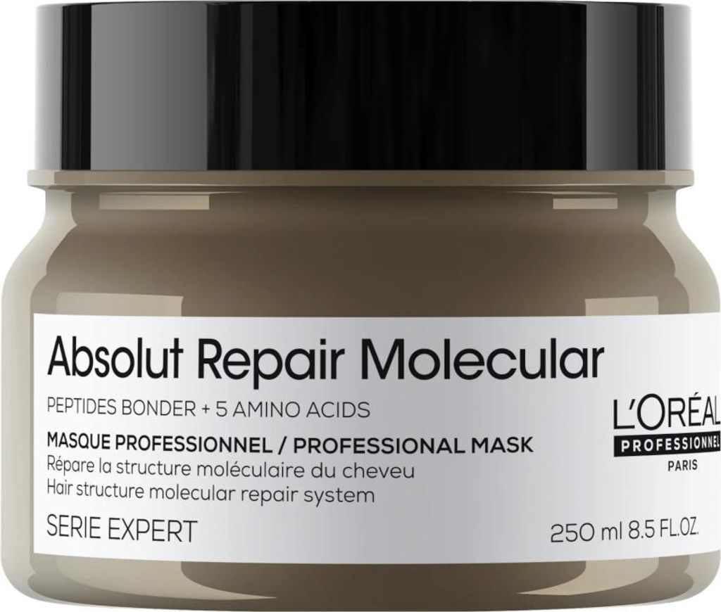 A product shot of a hair mask jar.