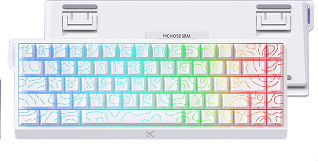 MCHOSE Mechanische Tastatur mit Magnetschalter, 60% Layout, RGB, Hot Swap, 8K-Abfragerate, E-Sport-Version Gaming Tastaturen, wap, 8K-Abfragerate, ...