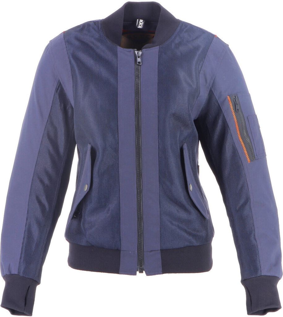 Helstons Elisa Damen Motorrad Textiljacke, blau, S