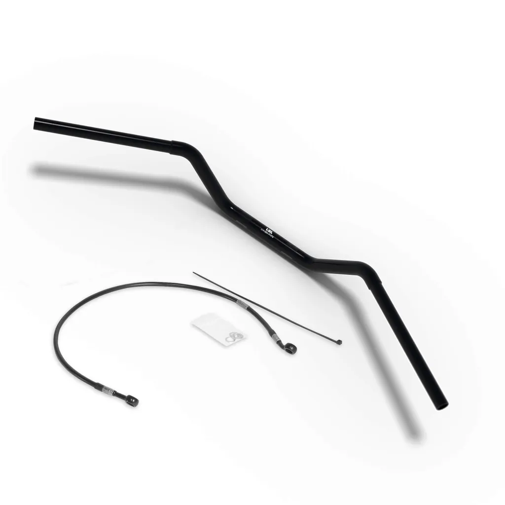 Kit Guidon L14 HIGHSIDER Ø25,4 mm avec Durite de Frein Nightster 975