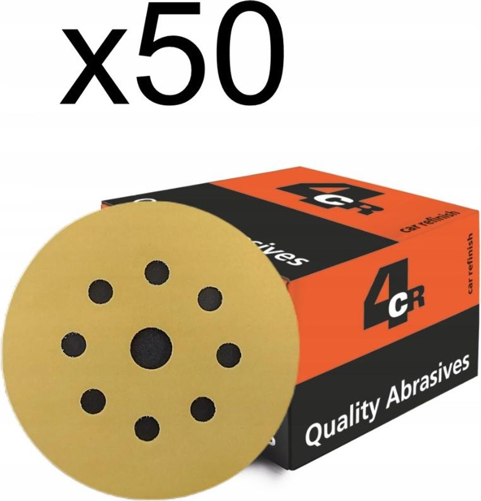 4CR 3050 Klettscheibe 125 mm P240 x50