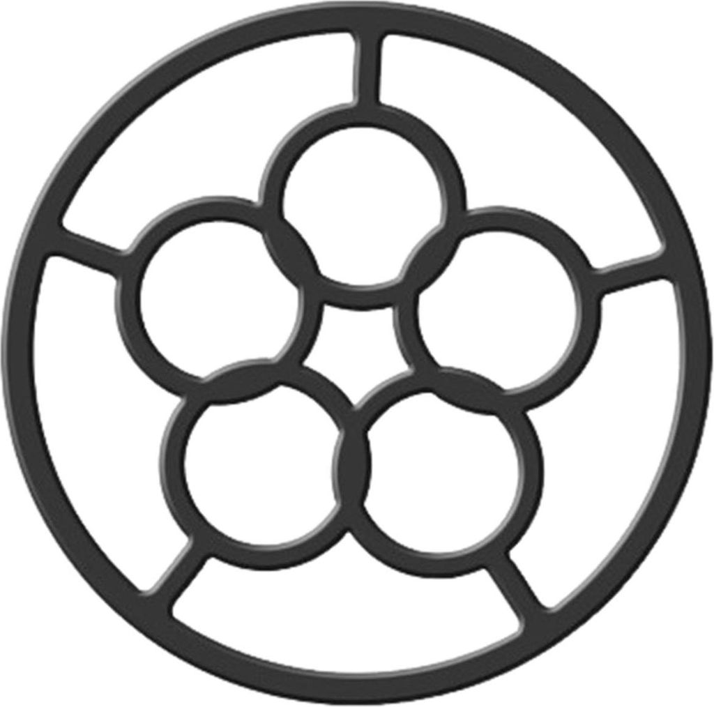 Topfgestell für Gasherde, robuster Herdstabilisator Kohlenstoffstahl für Wok-Töpfe, rutschfester Herdständer, universeller Brennerständer