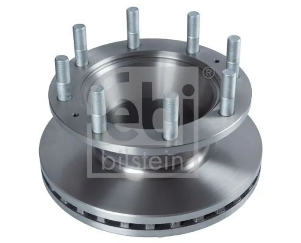 2 Disques de Frein Arrière Febi Bilstein 104286 pour Essieu Arrière 377mm