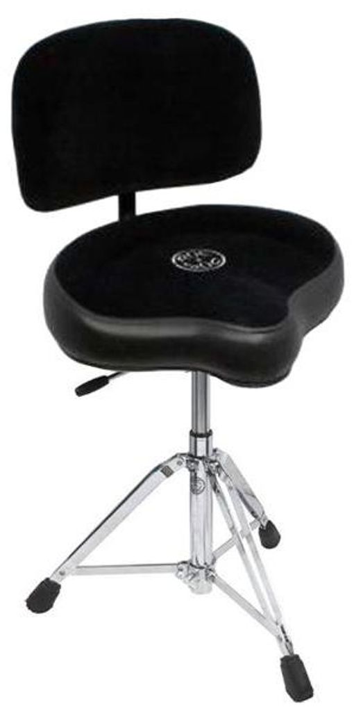 Tabouret de batterie à vérin à gaz Roc-n-Soc avec dossier, Image du produit 