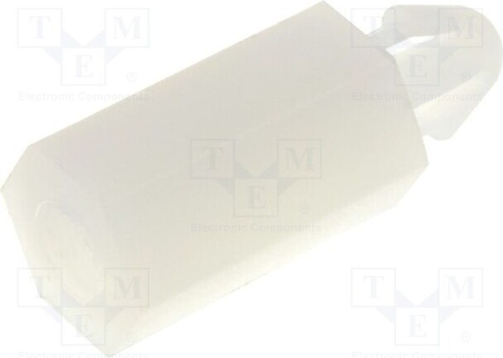 10x t Schlüssel: 5,5mm Kuntoff-Montagestifte Farbe: natürlich L: 10mm