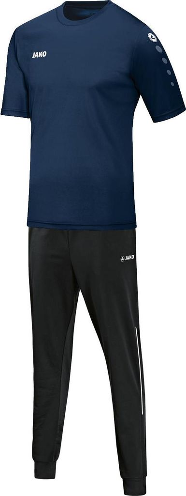 JAKO Herren Trikot Polyesterhose Set KA - 42339272, Farbe:navy, Größe:3XL