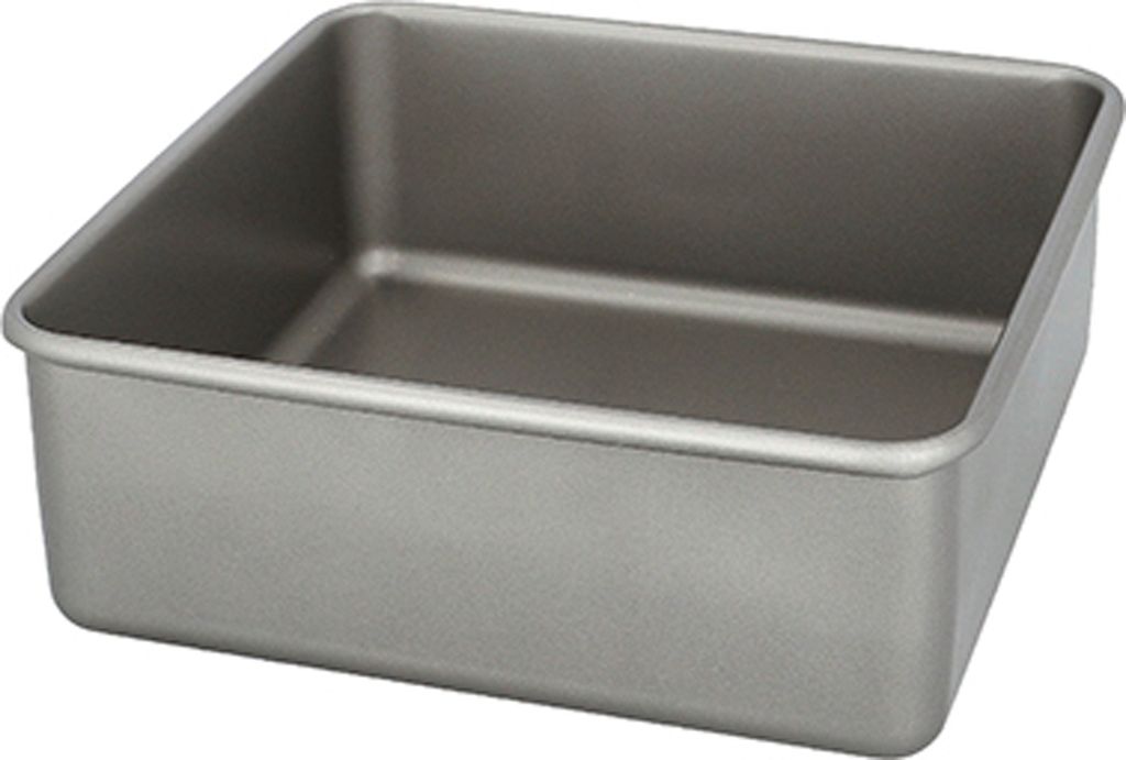 4 Bakers Best Backform für Kuchen, quadratisch 22 x 22 cm – Birkmann