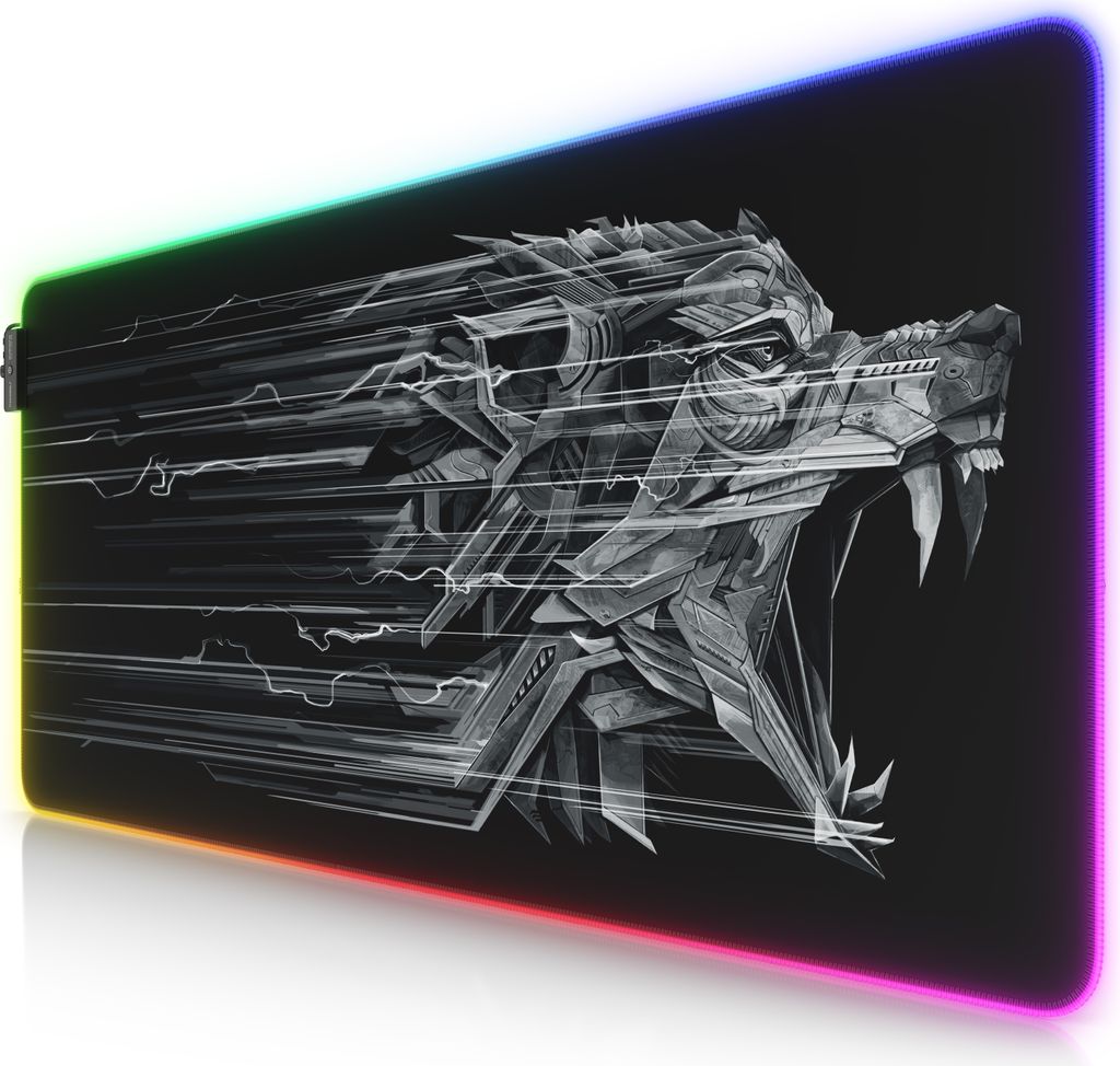 Titanwolf RGB Gaming Mauspad XL 900 x 400 mm Mousepad - Produktbild 