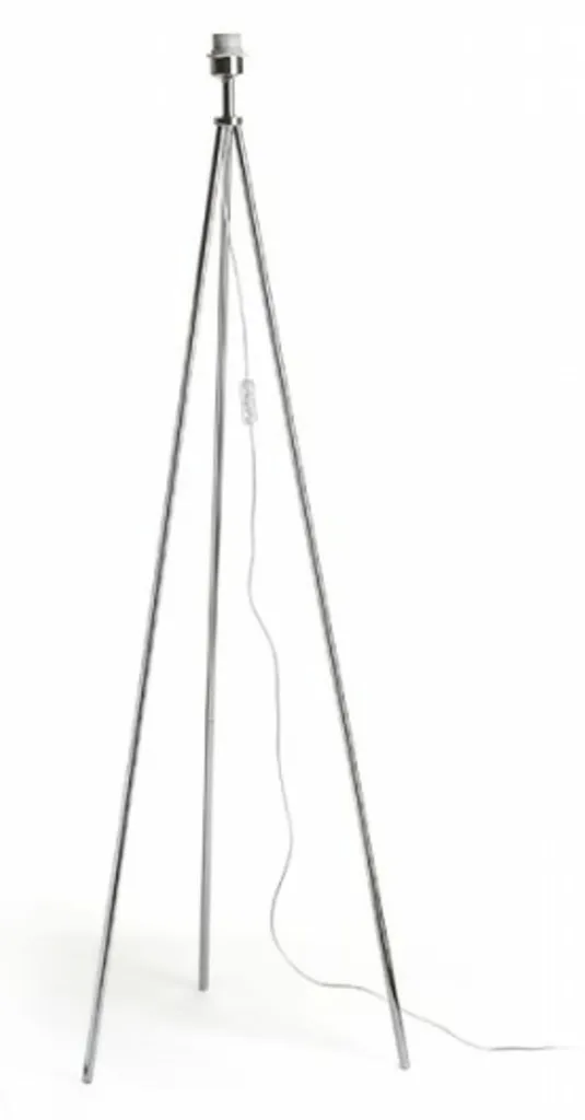 Pied de lampe de chevet chromé NYC E27 pour éclairage de bureau