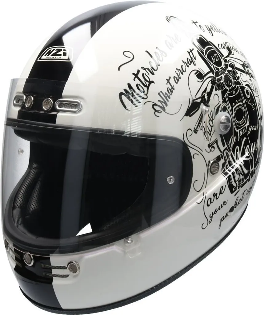 Casque intégral NZI Street Track 4 anti-buée et antibactérien