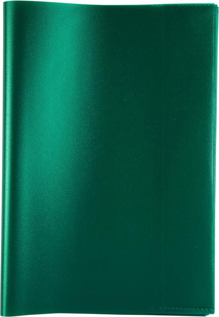 10 Heftumschläge / Hefthüllen DIN A5 / Farbe: transparent grün