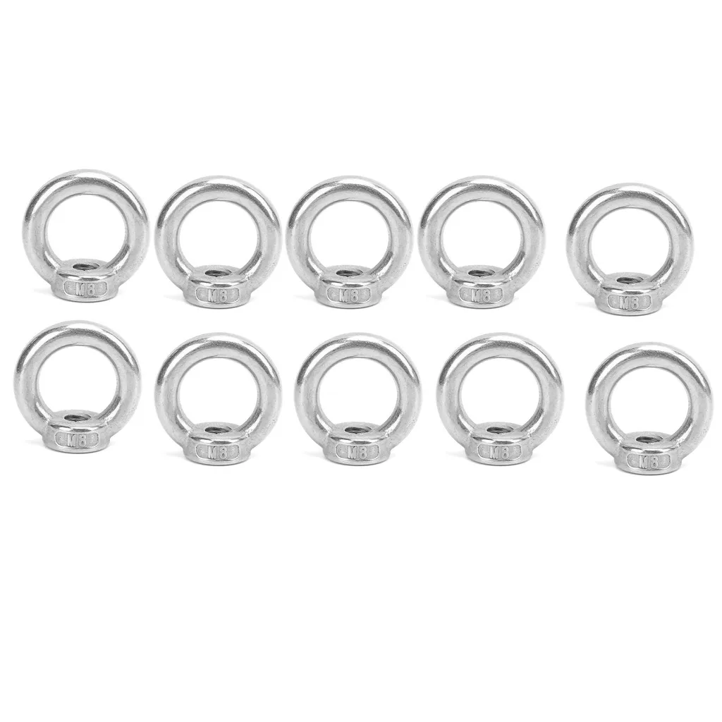 Golfare M8 Inox 304 per Fai-da-te | Anello Filettato per Carichi