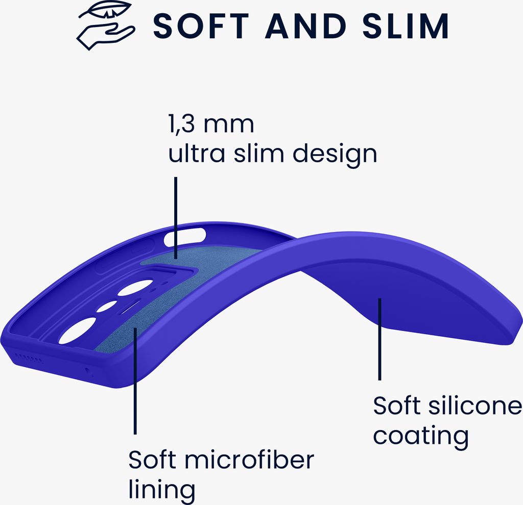 kwmobile Hülle kompatibel mit Xiaomi 11T / 11T Pro Hülle - gummierte TPU Silikon Handyhülle - Schutzhülle für kabelloses Laden - Case in Balti...