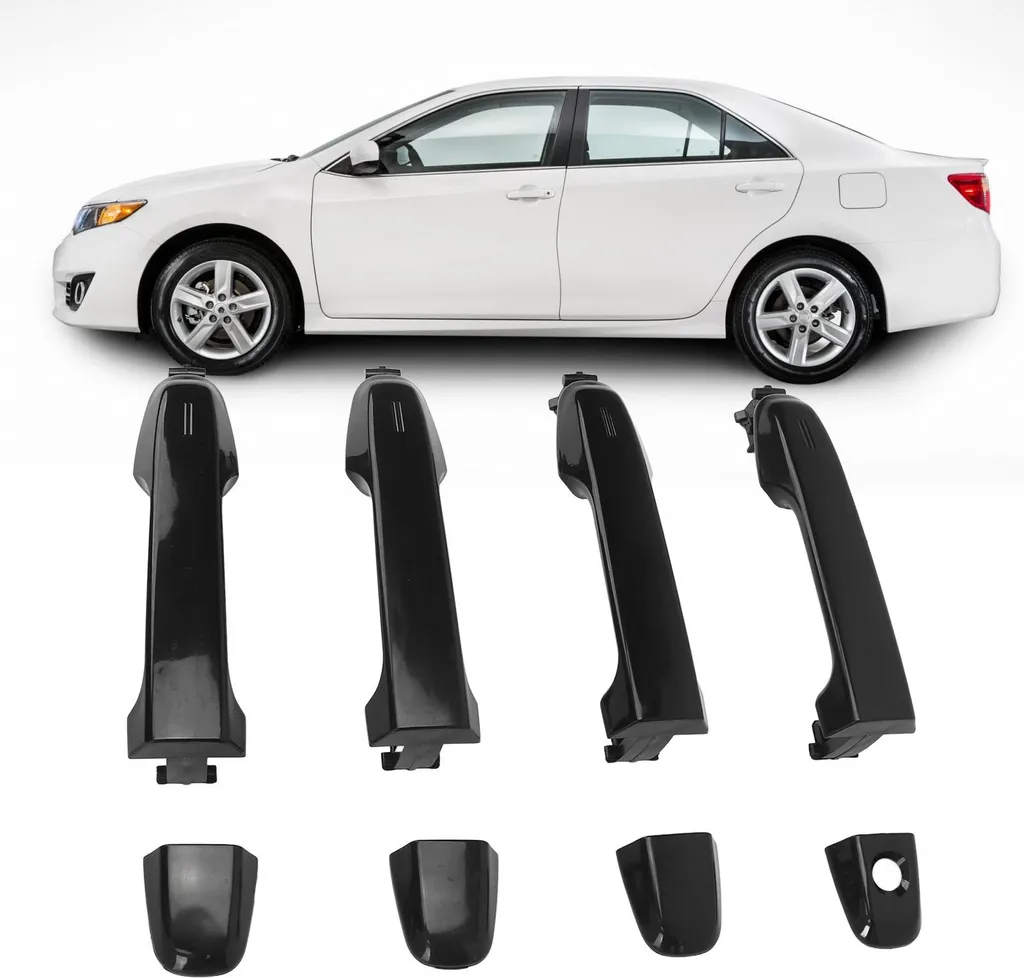 Poignées extérieures robustes noires pour Toyota Camry 2012-2017