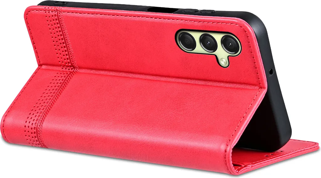 MOBESV Custodia A Libro Per LG G6 – Pelle Sintetica Con Chiusura Magnetica, Portacarte, Funzione Stand, Elegante Rosso