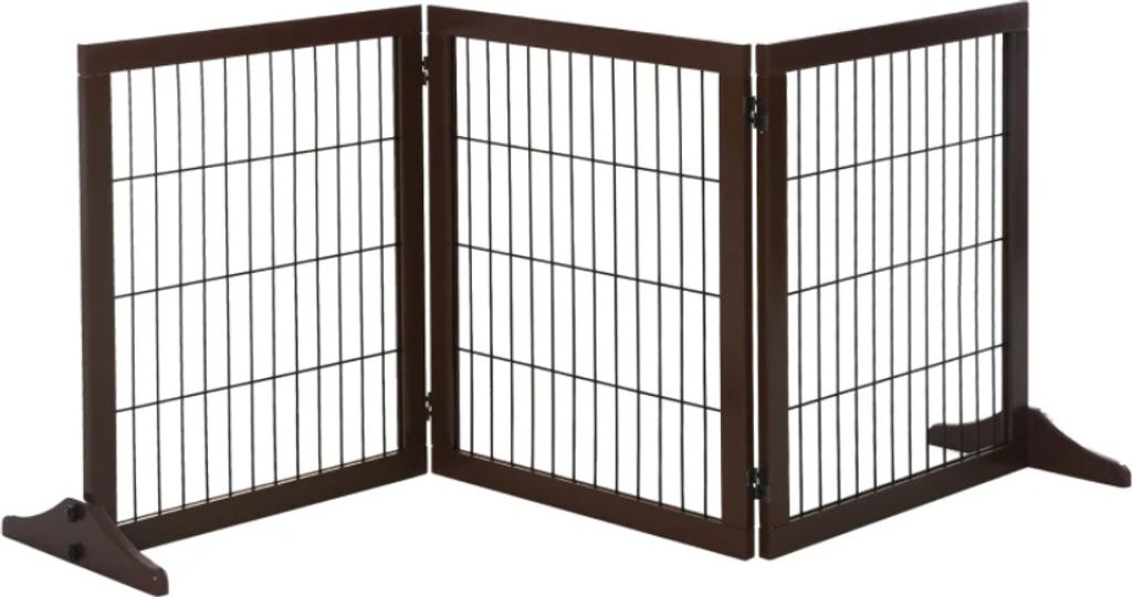 PawHut PawHut ohradník pre psov - 3 panely - skladací - Obrázok produktu 