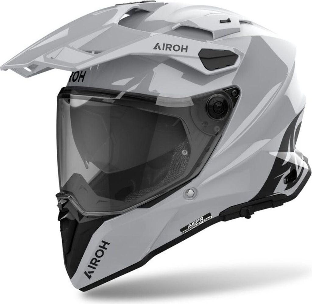 Airoh Commander 2 Color Integralhelm Weiß,Grau L Weiß,Grau L