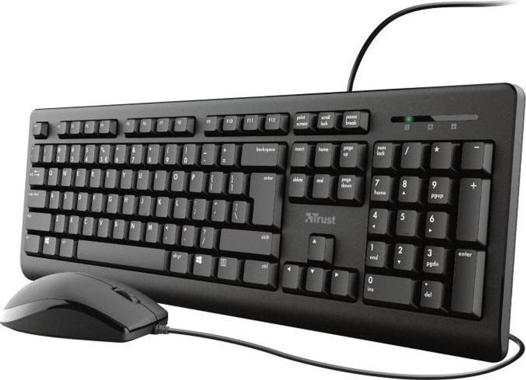 Trust 23971 tastiera Mouse incluso USB QWERTY Italiano Nero Immagine del prodotto 