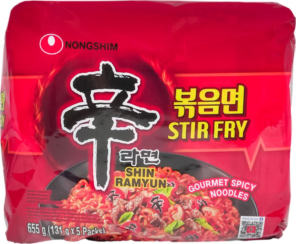 Nongshim Instantnudel Shin Ramyun Stir Fry 655g Produktbild 