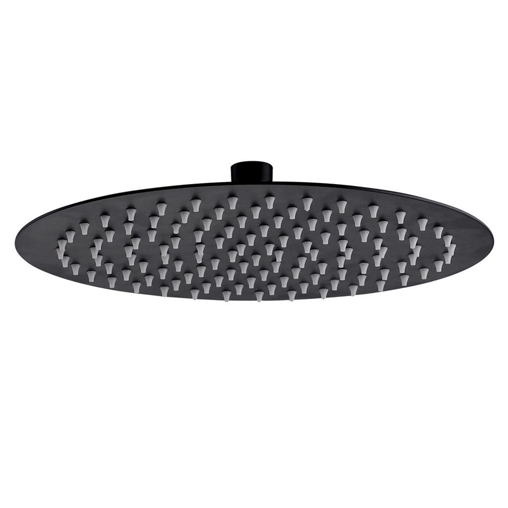 Aloni Regendusche Kopfbrause rund Schwarz matt Ø 20 cm