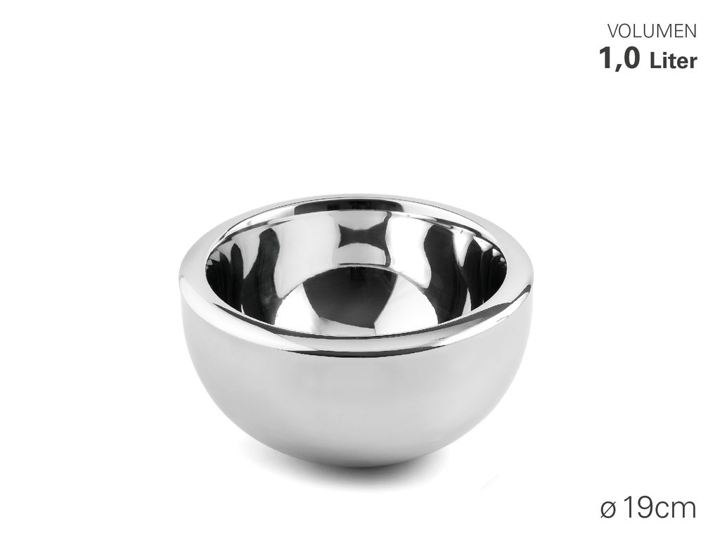 Karl Weis Servierschüssel doppelwandig 19 cm, Edelstahl