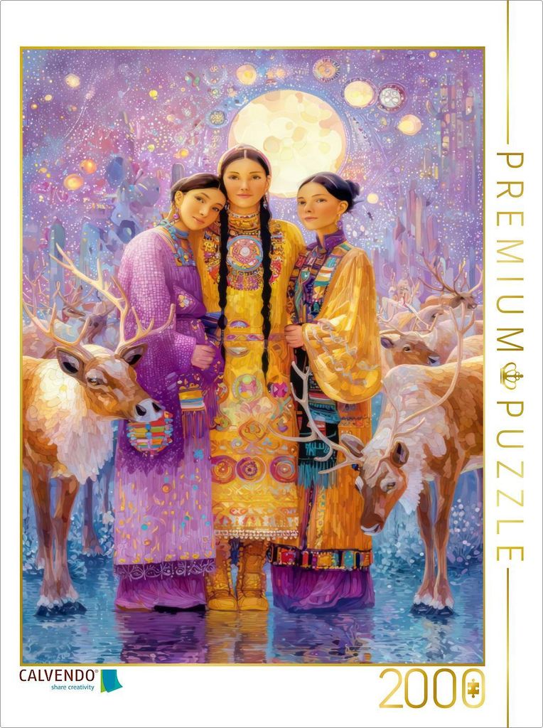 CALVENDO Puzzle Folklorekleidung der norwegischen Ureinwohner | 2000 Teile Lege-Größe 90x67cm Foto-Puzzle für glückliche Stunden