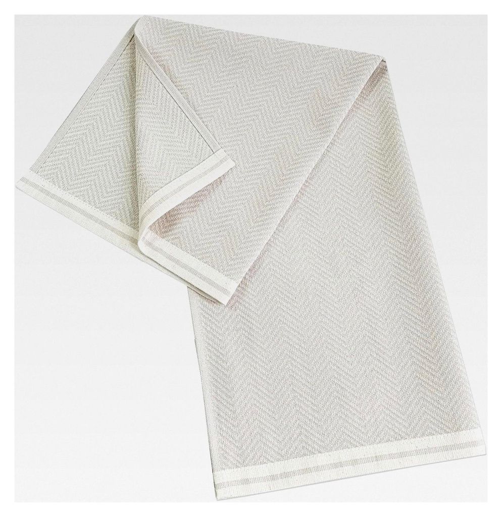 Geschirrtücher Modern Kitchen 'Fischgrät' Beige 50 x 70 cm